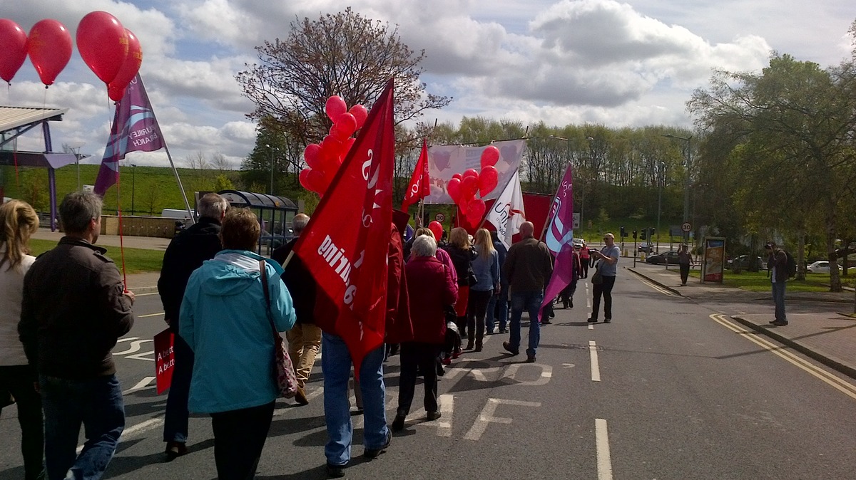 Burnley May Day parade 2015